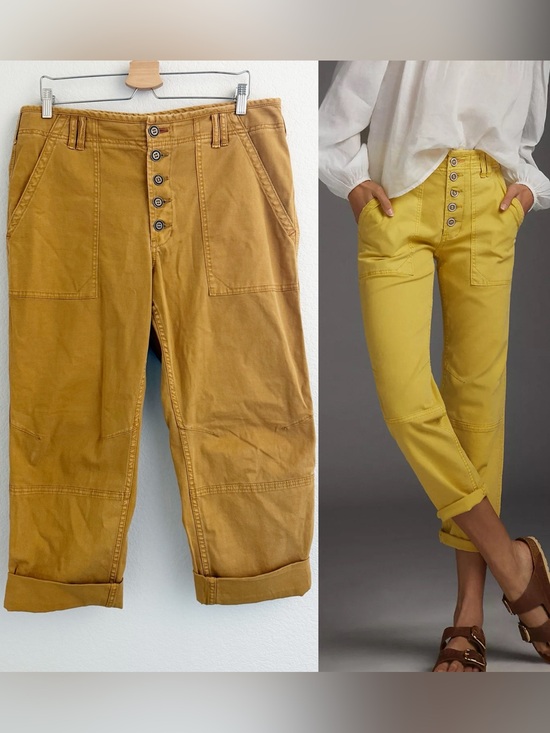 Anthropologie Pants - Anthropologie The Wanderer Honey Brown Utility Pants